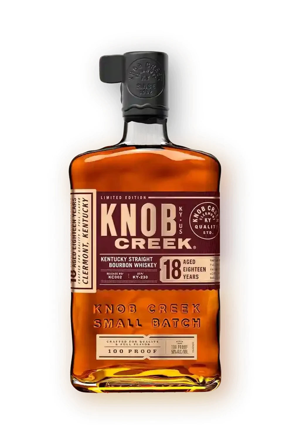 Knob Creek Small Batch Limited Edition 18 Year Old Straight Bourbon Whiskey