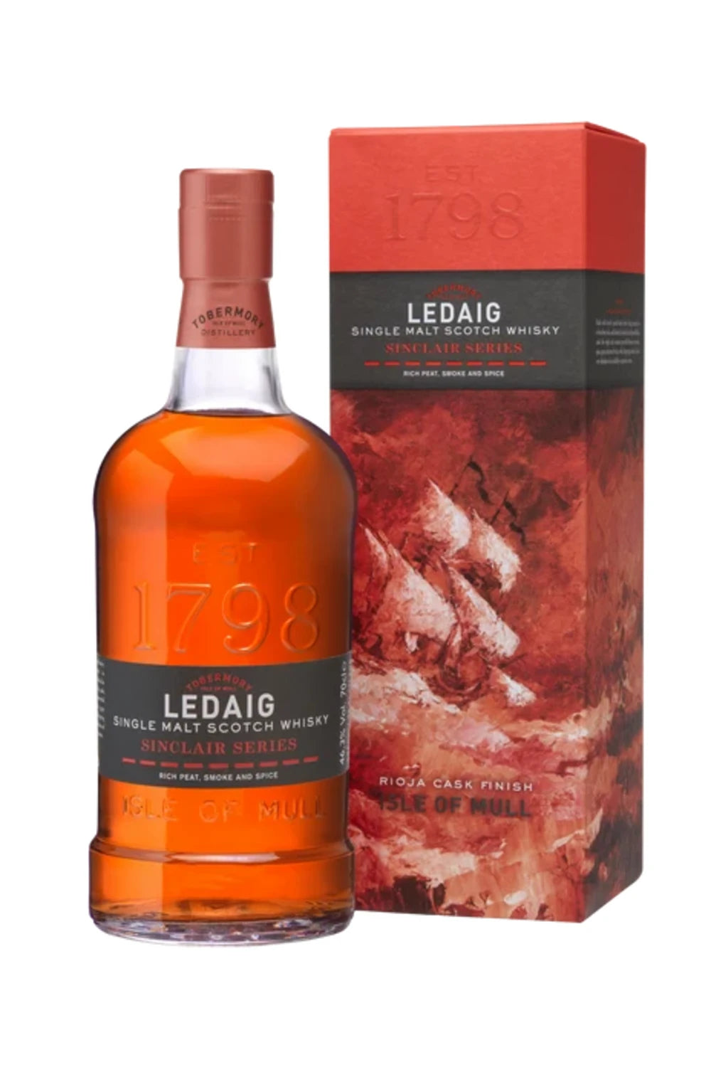 Ledaig Sinclair Series Rioja Cask Finish Single Match Scotch Whisky