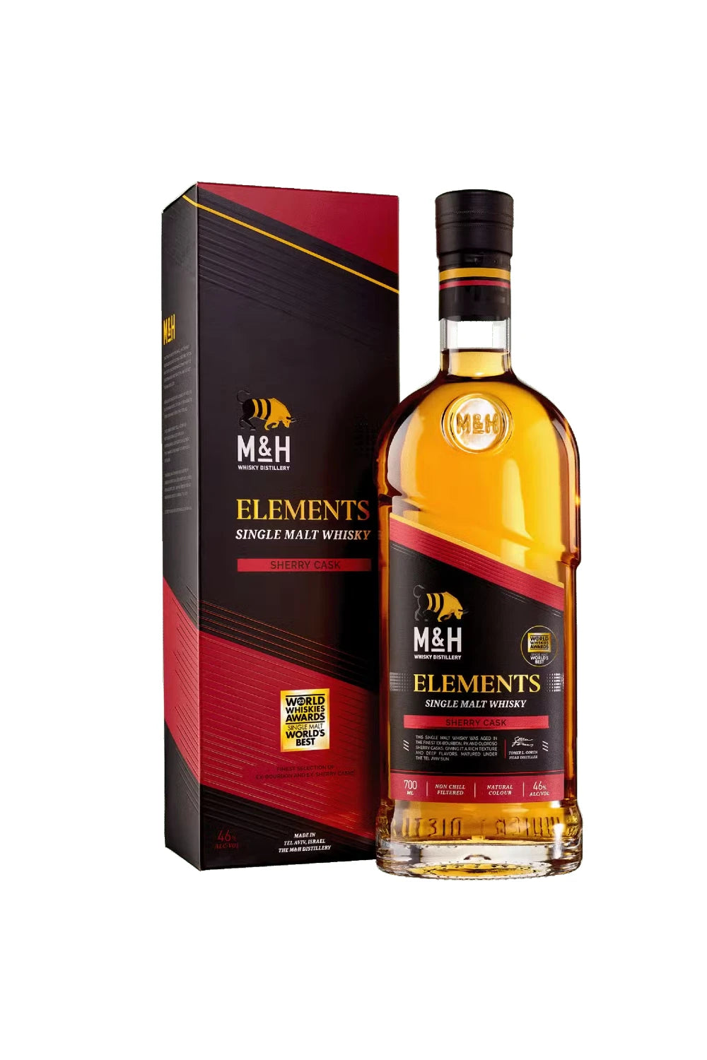 Milk & Honey (M&H Whisky Distillery) Elements Single Malt Whisky Sherry Cask