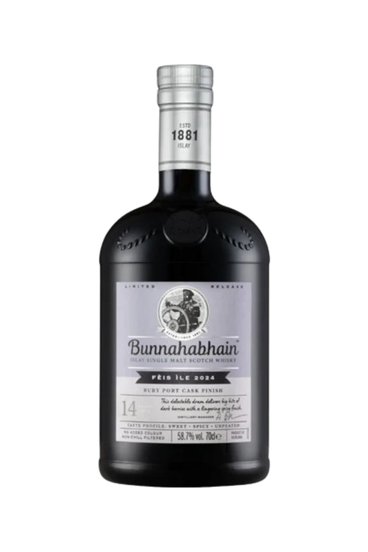 Bunnahabhain Feis Ile Ruby Port Cask Finish 14 Year Old Single Malt Scotch Whisky