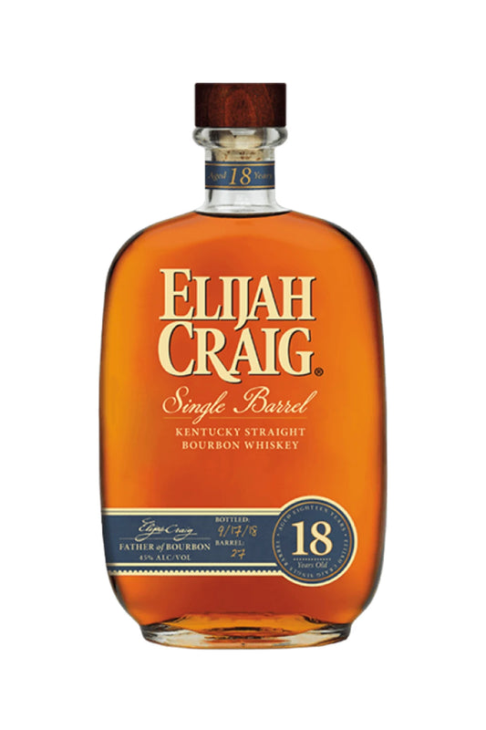 Elijah Craig 18 Year Old Single Barrel Straight Bourbon Whiskey