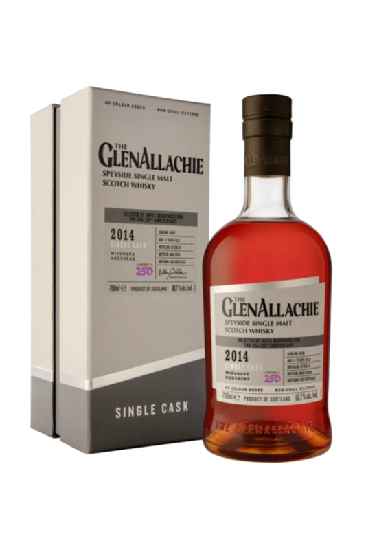 GlenAllachie 11 Years aged in Mizunara Hogshead - USA 250th Anniversary