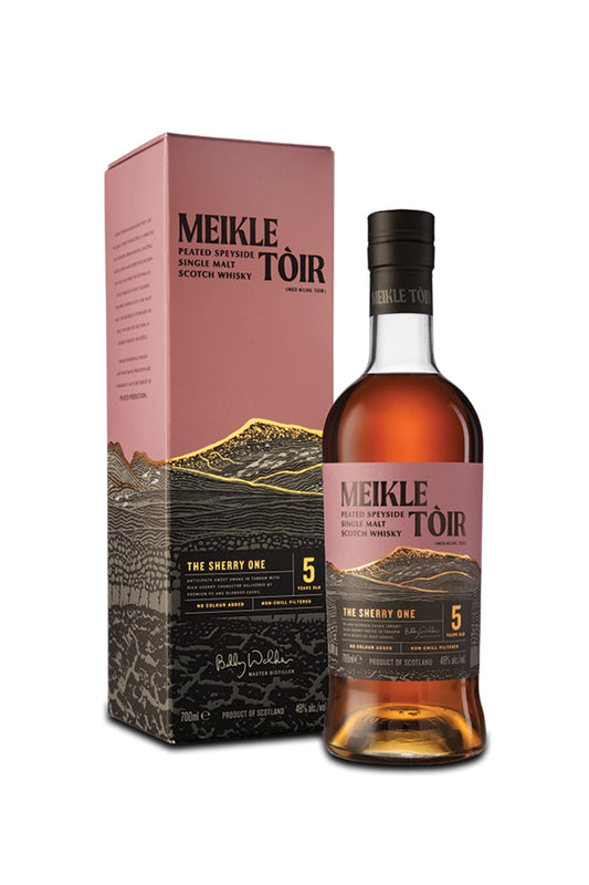 Meikle Toir The Sherry One 5 Year Old Peated Single Malt Scotch Whisky
